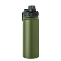 Kép 1/3 - Duplafalú palack 500 ml, sötétzöld
