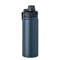 Kép 1/3 - Duplafalú palack 500 ml, tengerészkék