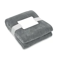 Kép 2/3 - RPET polár takaró 280 g, sötétszürke