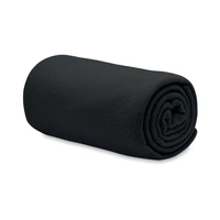 Kép 3/3 - Vékony RPET polár takaró 130 g, fekete