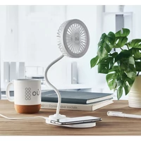 Kép 3/4 - Asztali töltő ventilátorral