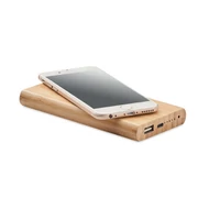 Kép 4/6 - 6000 mAh bambusz powerbank