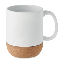 Kép 2/5 - Matt kerámia bögre 300 ml, fehér