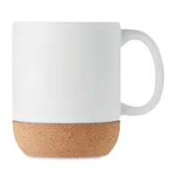 Kép 5/5 - Matt kerámia bögre 300 ml, fehér