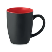 Kép 1/2 - Kétszínű kerámia bögre 290 ml, piros