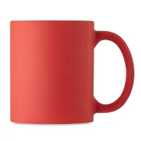 Kép 2/5 - Matt színű bögre 300 ml, piros