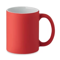 Kép 1/5 - Matt színű bögre 300 ml, piros