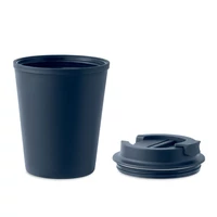Kép 1/5 - Újrahasznosított PP pohár 300 ml, tengerészkék