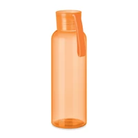Kép 1/5 - Tritán palack 500ml, áttetsző narancssárga