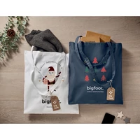Kép 2/4 - COTTONEL COLOUR + Pamut bevásárlótáska, 140 g., tengerészkék