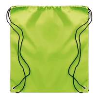 Kép 1/2 - SHOOPPET Zsinóros tornazsák, 190T RPET, lime
