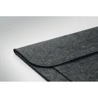 Kép 5/5 - POUCHLO Filc laptop táska, sötétszürke