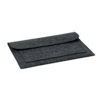 Kép 1/5 - POUCHLO Filc laptop táska, sötétszürke