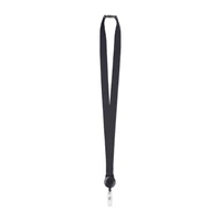 Kép 3/3 - Zip lanyard Nyakpánt kihúzható tartóval, fekete