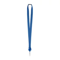 Kép 3/3 - Zip lanyard Nyakpánt kihúzható tartóval, királykék