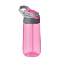Kép 2/8 - Tritan™ palack, 450 ml, áttetsző rózsaszín