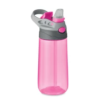 Kép 5/8 - Tritan™ palack, 450 ml, áttetsző rózsaszín