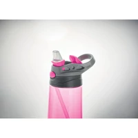 Kép 7/8 - Tritan™ palack, 450 ml, áttetsző rózsaszín