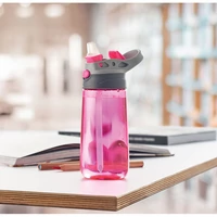 Kép 8/8 - Tritan™ palack, 450 ml, áttetsző rózsaszín