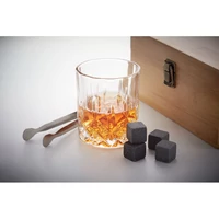 Kép 1/6 - Whisky szett bambusz dobozban