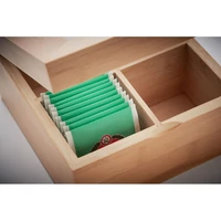 Kép 1/8 - Bambusz teafilter tartó doboz