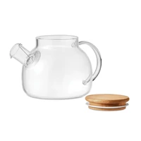 Kép 1/6 - Hőálló üveg teás kancsó 850ml