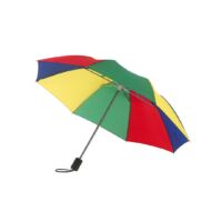 Kép 1/3 - REGULAR összecsukható mechanikus esernyő, zöld, kék, vörös, sárga