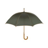 Kép 1/4 - WALTZ automata, fa esernyő, sötétzöld, bézs