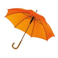 Kép 2/3 - TANGO automata, fa esernyő, narancssárga