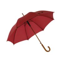 Kép 2/3 - TANGO automata, fa esernyő, bordóvörös