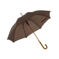 Kép 1/3 - TANGO automata, fa esernyő, barna