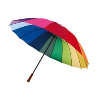 Kép 2/3 - RAINBOW SKY golf esernyő, szívárvány