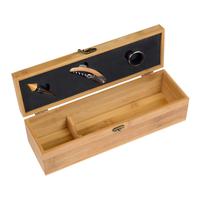 Kép 1/5 - BAMBOO PRECIOUS boros doboz és szett, barna