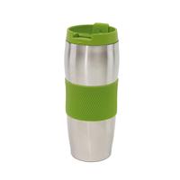 Kép 2/4 - AU LAIT duplafalú termobögre, zöld, ezüst