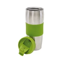 Kép 3/4 - AU LAIT duplafalú termobögre, zöld, ezüst