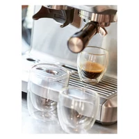 Kép 7/7 - DRINK LINE duplafalú üveg pohárszett, átlátszó