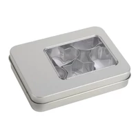 Kép 1/4 - COOKIE BOX sütiforma vágó készlet, ezüst