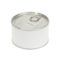 Kép 2/5 - TEAR OPEN óra konzervdobozban, fehér, ezüst
