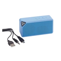 Kép 1/3 - CUBOID bluetooth hangszóró, kék