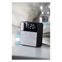 Kép 3/3 - GET UP bluetooth ébresztőóra, fekete, szürke