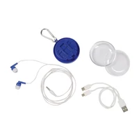 Kép 4/4 - LISTEN&CHARGE fülhallgató univerzális töltőkábellel, kék