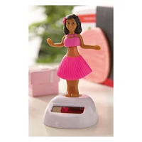 Kép 3/3 - HULA napelemes táncoló figura, rózsaszín