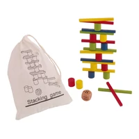 Kép 1/3 - STACKING kirakós ügyességi játék, színes