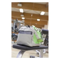 Kép 3/3 - GYM sporttáska, szürke, világoszöld