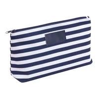 Kép 1/3 - STRIPY piperetáska, kék, fehér
