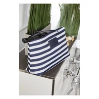 Kép 3/3 - STRIPY piperetáska, kék, fehér
