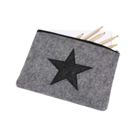 Kép 5/5 - STAR DUST filc bevásárlótáska, szürke