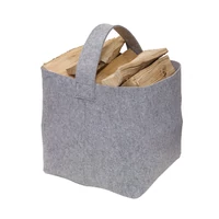 Kép 3/4 - COSY tűzifa tároló filcből, szürke
