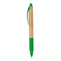 Kép 1/4 - BAMBOO RUBBER golyóstoll, barna, zöld