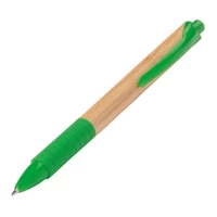 Kép 3/4 - BAMBOO RUBBER golyóstoll, barna, zöld